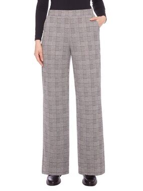 S.C. & CO. Women’s Jacquard Pull-on Wide Leg Pant with Tummy Control